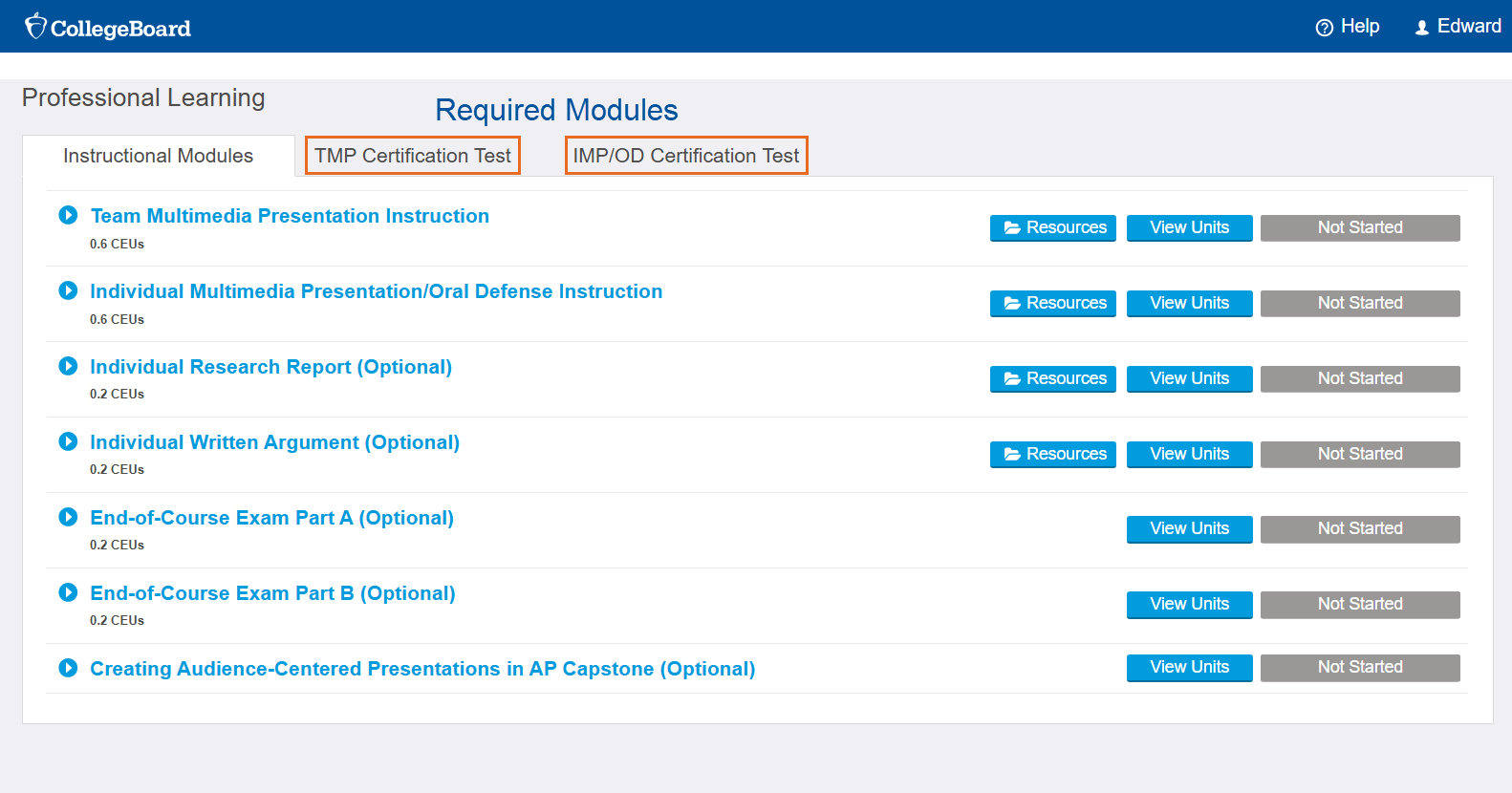 AP Seminar PL Course