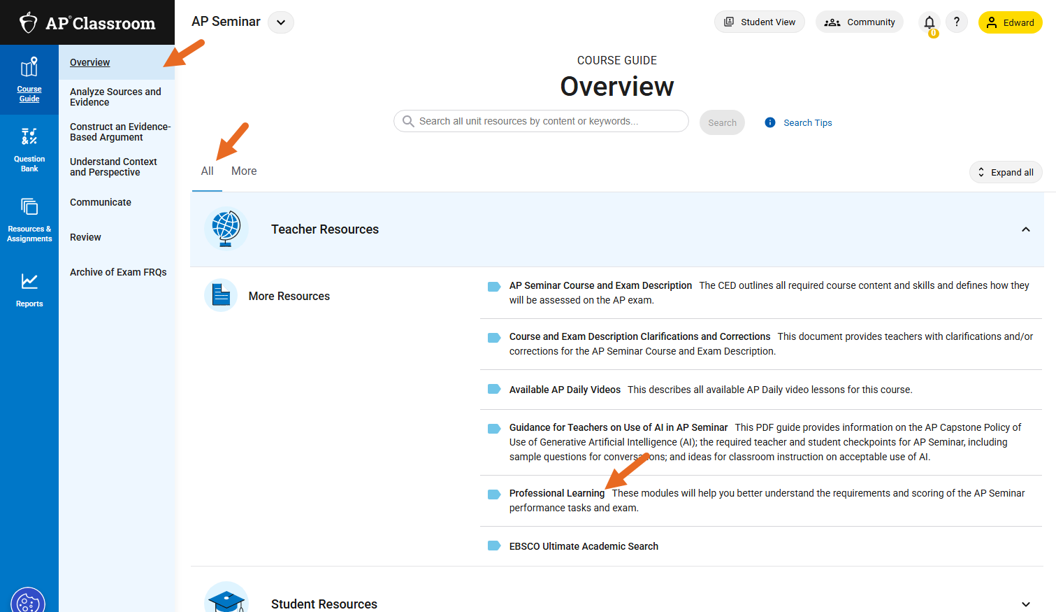 AP Seminar Overview (all)